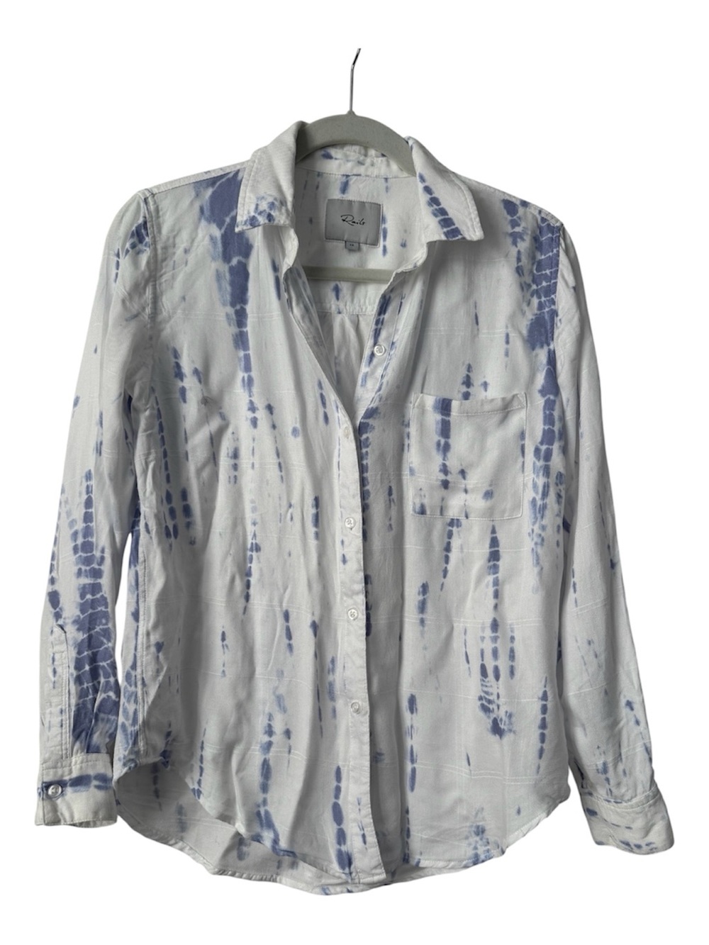 Rails Women's Hunter Cloud Tie-Dye Button-Up Shirt Size XS